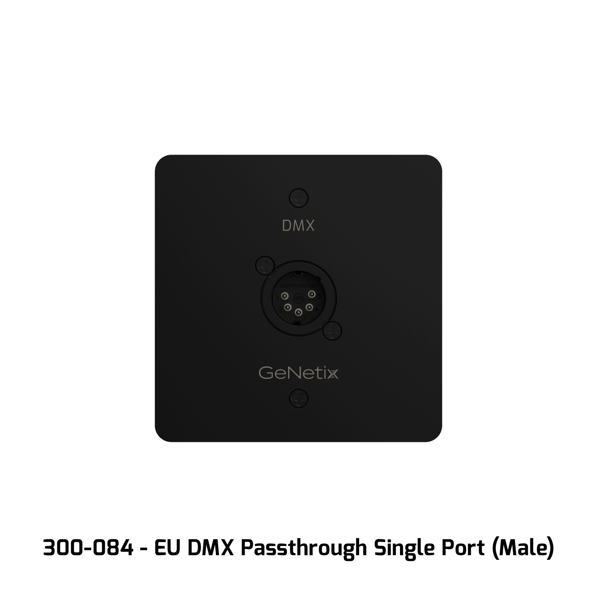 CHAMSYS Настенные розетки Genetix DMX с пропускной способностью, одно- и двухпортовые 1