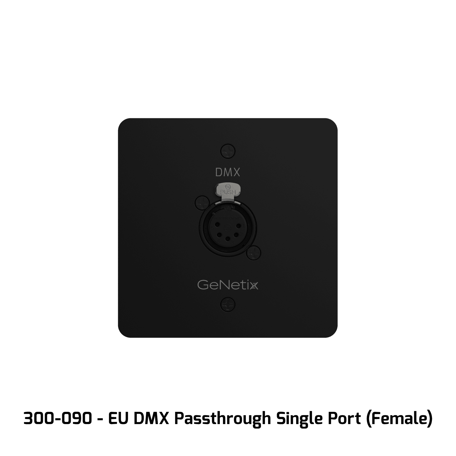 CHAMSYS Настенные розетки Genetix DMX с пропускной способностью, одно- и двухпортовые 5