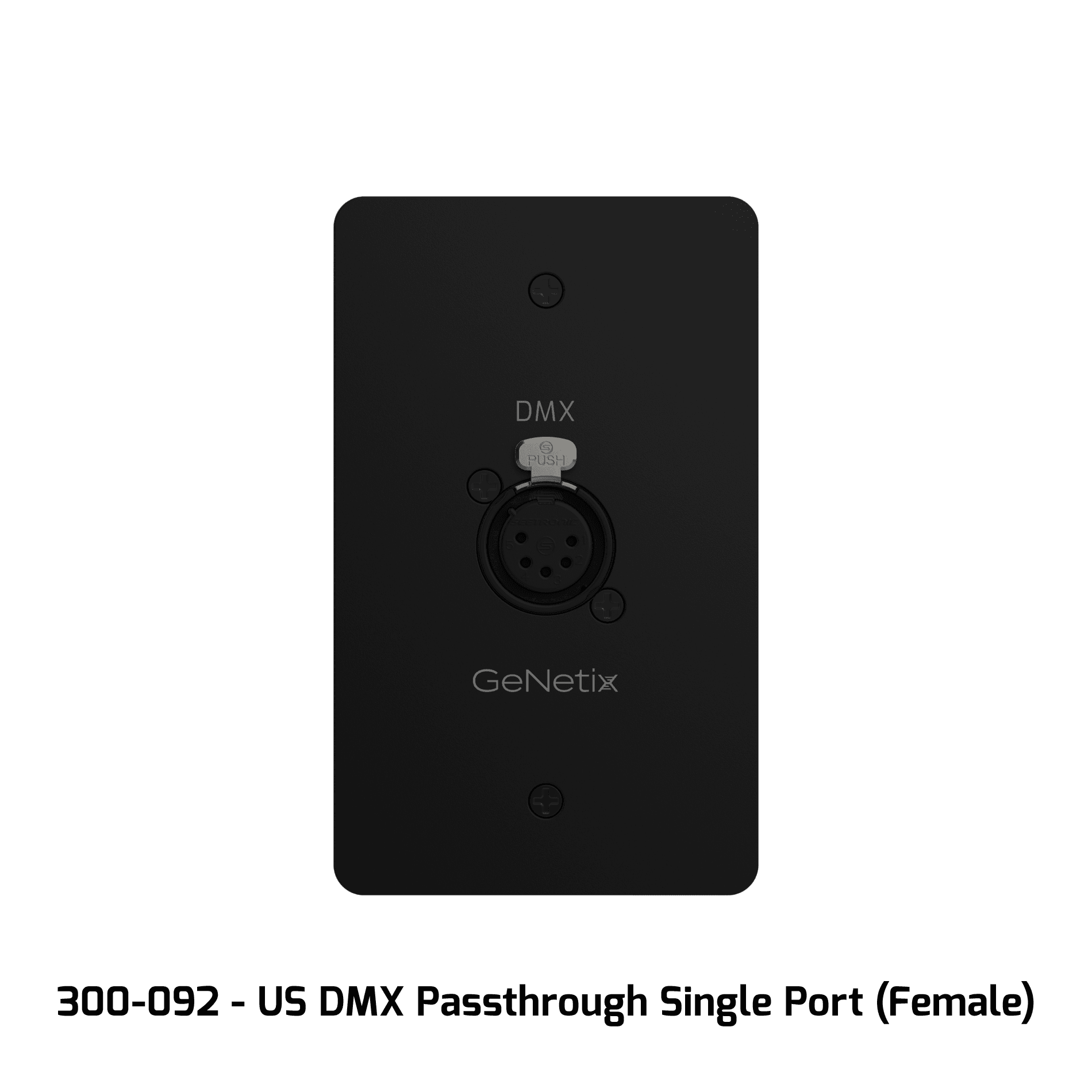 CHAMSYS Настенные розетки Genetix DMX с пропускной способностью, одно- и двухпортовые 6