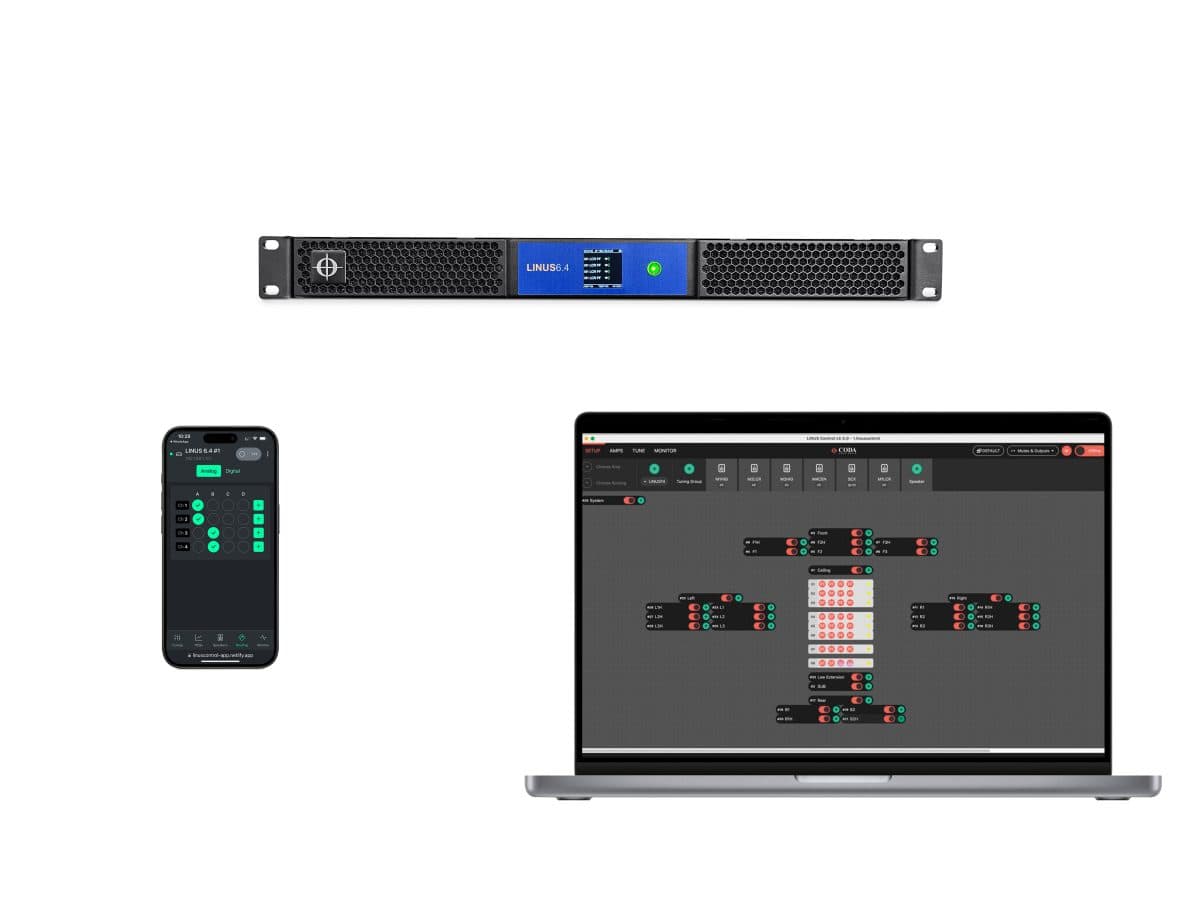 CODA Audio Усилитель мощности с DSP CODA LINUS 6.4 3